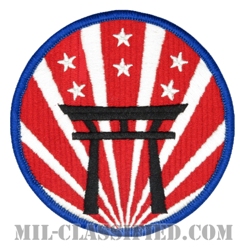 在日米軍（U.S. Forces Japan Army Element (USFJ)）[カラー/メロウエッジ/ベルクロ付パッチ]の画像