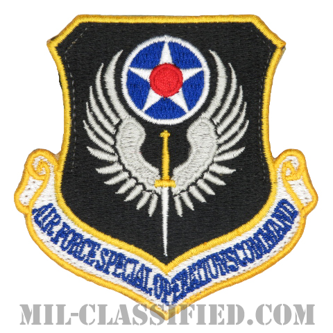 アメリカ空軍特殊作戦コマンド（Air Force Special Operations Command）[カラー/カットエッジ/ベルクロ付パッチ]の画像