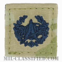 宇宙軍指揮官章（Space Force Commander's Badge）[OCP/宇宙軍ブルー刺繍/ベルクロ付パッチ]の画像