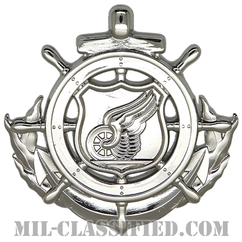陸軍船舶要員章 (シニア)（Army Mariner Badge, Senior）[カラー/鏡面仕上げ/バッジ]の画像