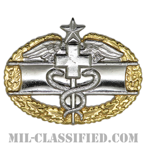 マスター戦闘医療章 (セカンド)（Master Combat Medical Badge (MCMB), Second Award）[カラー/鏡面仕上げ/バッジ]の画像