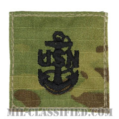 上等兵曹（Chief Petty Officer）[OCP（7C）/海軍階級章/ベルクロ付パッチ]の画像