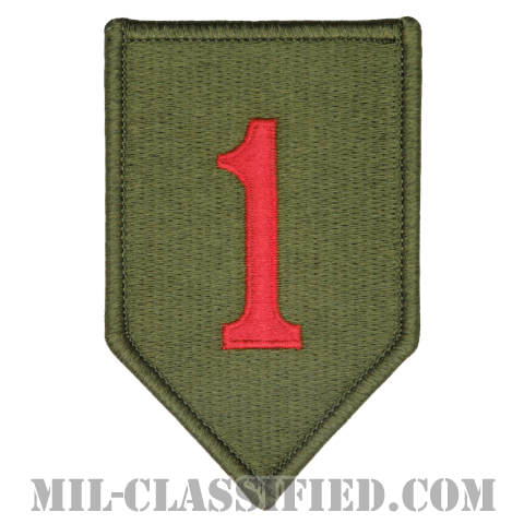 第1歩兵師団（1st Infantry Division）[カラー/メロウエッジ/ベルクロ付パッチ]の画像