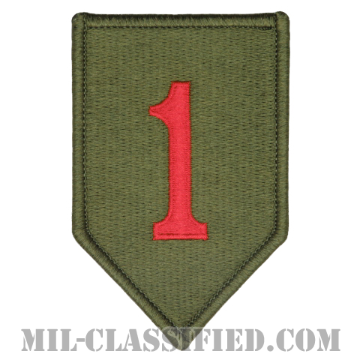第1歩兵師団（1st Infantry Division）[カラー/メロウエッジ/ベルクロ付パッチ]の画像