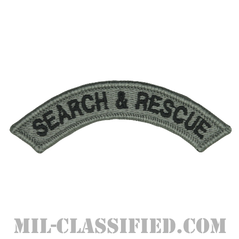 サーチアンドレスキュー（捜索救助）タブ（Search & Rescue Tab）[UCP（ACU）/メロウエッジ/ベルクロ付パッチ]の画像
