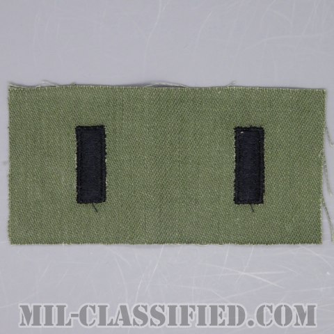 中尉（First Lieutenant (1LT)）[サブデュード/階級章/1960s/コットン100％/パッチ/ペア（2枚1組）/1点物]の画像
