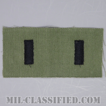 中尉（First Lieutenant (1LT)）[サブデュード/階級章/1960s/コットン100％/パッチ/ペア（2枚1組）/1点物]の画像