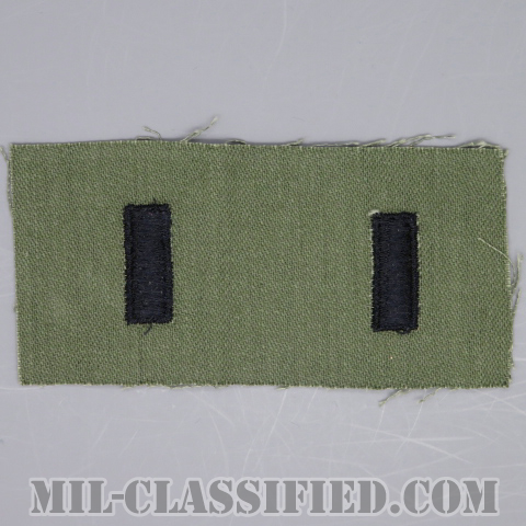 中尉（First Lieutenant (1LT)）[サブデュード/階級章/1960s/コットン100％/パッチ/ペア（2枚1組）/1点物]の画像