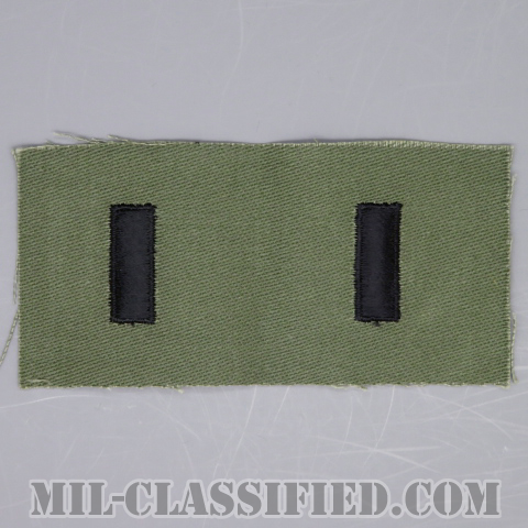 中尉（First Lieutenant (1LT)）[サブデュード/階級章/1960s/コットン100％/パッチ/ペア（2枚1組）/1点物]の画像