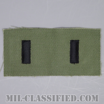 中尉（First Lieutenant (1LT)）[サブデュード/階級章/1960s/コットン100％/パッチ/ペア（2枚1組）/1点物]の画像
