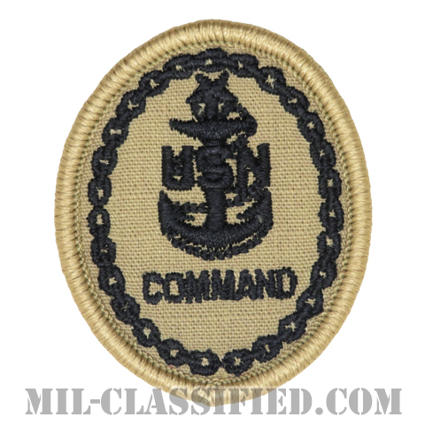 Senior Chief Petty Officer of the Command [2POC用/メロウエッジ/ベルクロ付パッチ]の画像