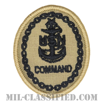 Senior Chief Petty Officer of the Command [2POC用/メロウエッジ/ベルクロ付パッチ]の画像