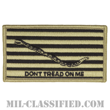 First Navy Jack（Don't Tread on Me）[2POC用カーキ/メロウエッジ/ベルクロ付パッチ]の画像
