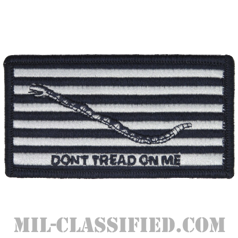 First Navy Jack（Don't Tread on Me）[2POC用ブルー/メロウエッジ/ベルクロ付パッチ]の画像