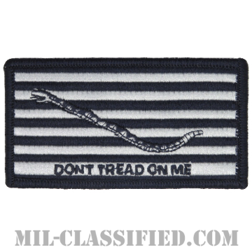 First Navy Jack（Don't Tread on Me）[2POC用ブルー/メロウエッジ/ベルクロ付パッチ]の画像