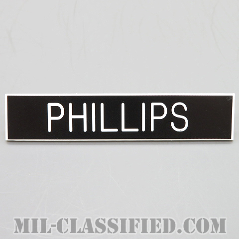 PHILLIPS [アメリカ海兵隊用ネームプレート（名札）]の画像