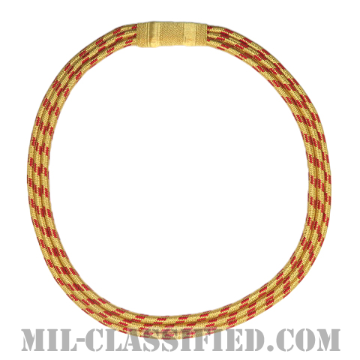 米海兵隊 3連 サービス・エギュレット (中将補佐官用)（U.S. Marine Corps Three-Loop Service Aiguillette）[エギュレット・ショルダーコード（飾緒）]の画像