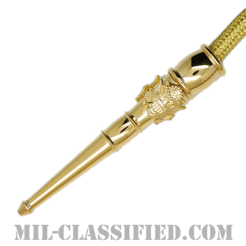 米陸軍 サービス・エギュレット (補佐官用)（U.S. Army Service Aiguillette, Synthetic Gold）[エギュレット・ショルダーコード（飾緒）]の画像