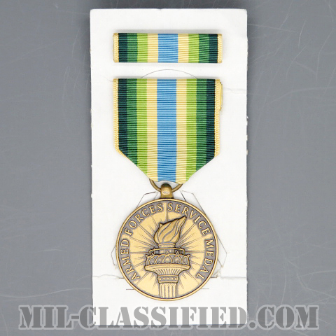 Armed Forces Service Medal [メダル（勲章・Medal）リボン（略綬・略章・Ribbon）セット]の画像