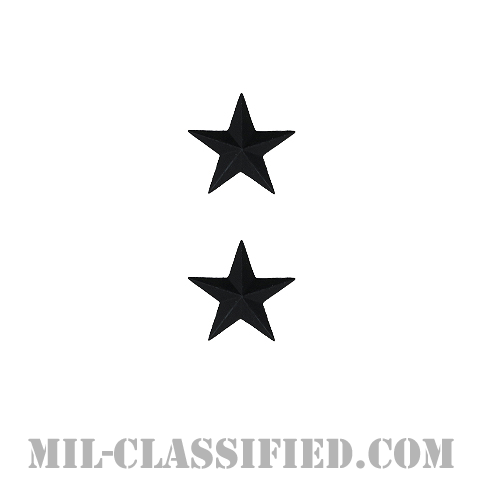 准将（Brigadier General (BG)）[サブデュード（ブラックメタル）/ミニサイズ/陸軍・空軍階級章/バッジ/ペア（2個1組）]の画像