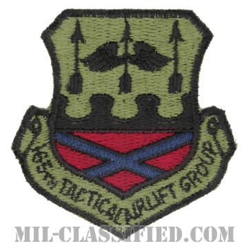 第165戦術空輸群（165th Tactical Airlift Group）[サブデュード/カットエッジ/縫い付け用パッチ]の画像