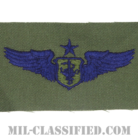 航空看護士章 (シニア)（Flight Nurse Badge, Senior）[サブデュード/ブルー刺繍/パッチ]の画像