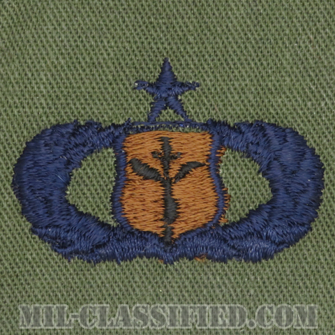気象章 (シニア)（Meteorologist Badge, Senior）[サブデュード/ブルー刺繍/パッチ]の画像