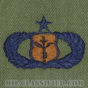 気象章 (シニア)（Meteorologist Badge, Senior）[サブデュード/ブルー刺繍/パッチ]の画像