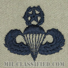空挺章 (マスター)（Parachutist Badge, Master）[ABU/パッチ]画像