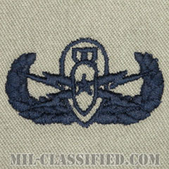 爆破物処理章 (シニア) （Explosive Ordnance Disposal (EOD), Badge, Senior）[ABU/パッチ]の画像