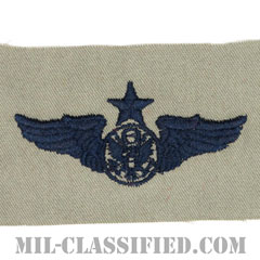 航空機搭乗員章 (下士官用シニア・エアクルー)（Air Force Enlisted Senior Aircrew Badge）[ABU/パッチ]の画像