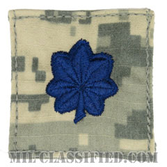 中佐（Lieutenant Colonel (LTC)）[UCP（ACU）/空軍階級章/ブルー刺繍/ベルクロ付パッチ]画像