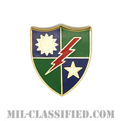 第75レンジャー連隊（75th Ranger Regiment）[カラー/クレスト（Crest・DUI・DI）バッジ]画像
