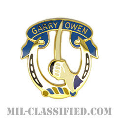 第7騎兵連隊（7th Cavalry Regiment ）[カラー/クレスト（Crest・DUI・DI）バッジ]の画像