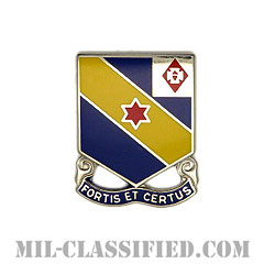 第52歩兵連隊（52nd Infantry Regiment）[カラー/クレスト（Crest・DUI・DI）バッジ]画像