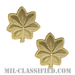 少佐（Major (MAJ)）[カラー/階級章/バッジ/ペア（2個1組）]の画像