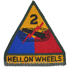 第2機甲師団（2nd Armored Division）[カラー/メロウエッジ/パッチ]の画像