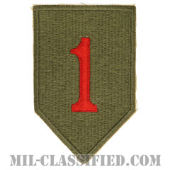 第1歩兵師団（1st Infantry Division）[カラー/カットエッジ/パッチ/レプリカ]画像