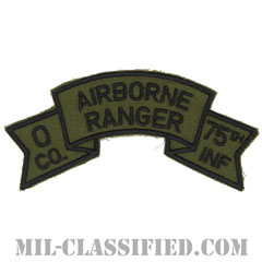 第75レンジャー歩兵連隊O中隊（第82空挺師団）（Company O, 75th Infantry Ranger Regiment）[サブデュード/カットエッジ/パッチ/レプリカ]画像
