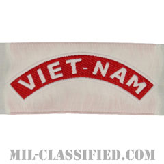 南ベトナム軍ベトナムタブ（RVN VIET-NAM Tab）[カラー/織刺繍（Bevo, Woven）/パッチ/レプリカ]画像