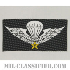 南ベトナム軍空挺章 (ベーシック)（RVN Parachutist Badge, Basic）[カラー/織刺繍（Bevo, Woven）/パッチ/レプリカ]の画像