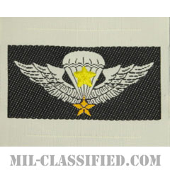 南ベトナム軍空挺章 (シニア)（RVN Parachutist Badge, Senior）[カラー/織刺繍（Bevo, Woven）/パッチ/レプリカ]画像
