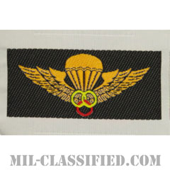 南ベトナム軍インストラクター空挺章 (ベーシック)（RVN Instructor Parachutist Badge, Basic）[カラー/織刺繍（Bevo, Woven）/パッチ/レプリカ]画像