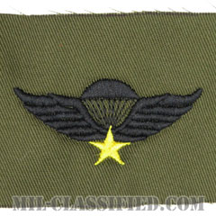 南ベトナム軍空挺章 (ベーシック)（RVN Parachutist Badge, Basic）[サブデュード/パッチ/レプリカ]画像
