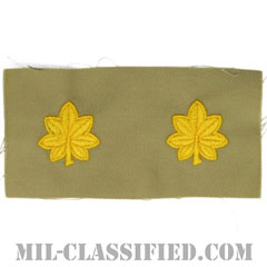 少佐（Major (MAJ)）[カラー/カーキ生地/ペア（2枚1組）/パッチ/レプリカ]の画像