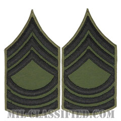 曹長（Master Sergeant (MSG)）[サブデュード/カットエッジ/ペア（2枚1組）/パッチ/レプリカ]画像