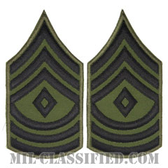 先任曹長（First Sergeant (1SG)）[サブデュード/カットエッジ/ペア（2枚1組）/パッチ/レプリカ]画像