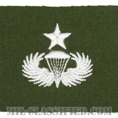 空挺章 (シニア)（Parachutist Badge, Senior）[カラー/パッチ/レプリカ]の画像