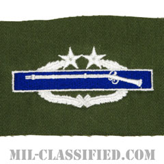戦闘歩兵章 (サード)（Combat Infantryman Badge (CIB), Third Award）[カラー/パッチ/レプリカ]画像