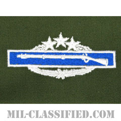 戦闘歩兵章 (フォース)（Combat Infantryman Badge (CIB), Fourth Award）[カラー/パッチ/レプリカ]の画像